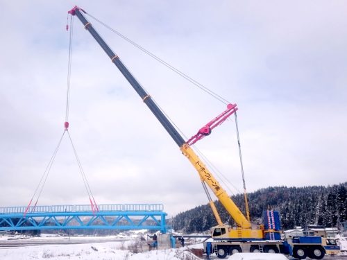 平成29年度　濁沢第3号水管橋架設工事